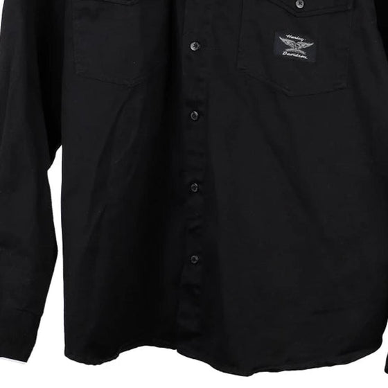 Vintage black Harley Davidson Shirt - mens large