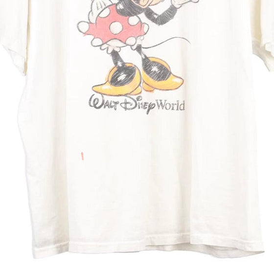 Vintage white Minnie Mouse Disney T-Shirt - mens xx-large