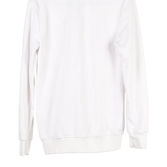 Vintage white Bootleg Adidas Sweatshirt - womens small