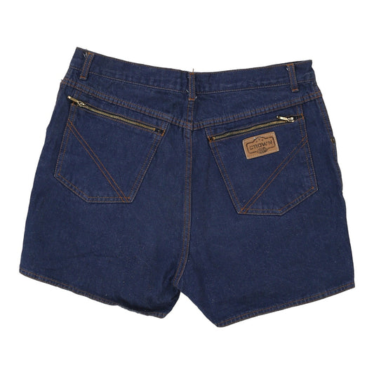 Vintage blue Crown Denim Shorts - womens 30" waist