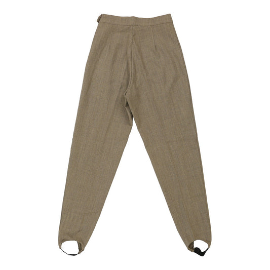 Vintage beige Il Marchese Trousers - womens 26" waist