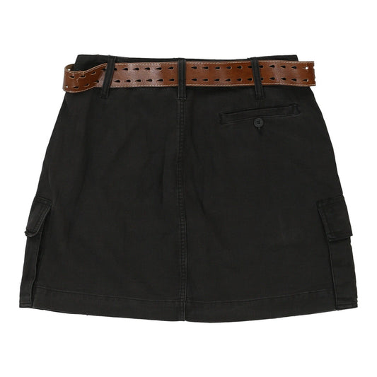 Vintage black Rifle Cargo Skirt - womens 30" waist