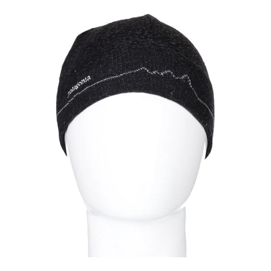 Vintage black Patagonia Beanie - mens no size