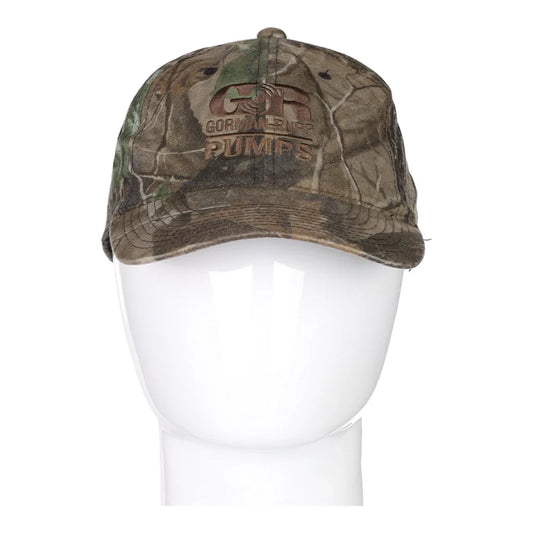 Vintage khaki Vitronic Cap - mens no size