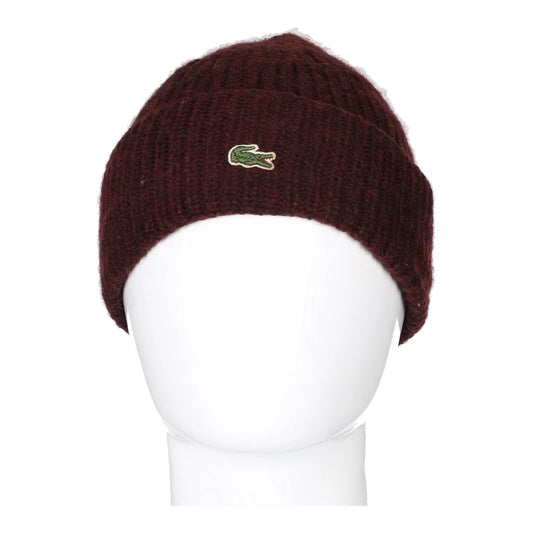 Vintage burgundy Lacoste Beanie - mens no size