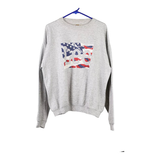 Vintage grey Lee Sweatshirt - mens x-large