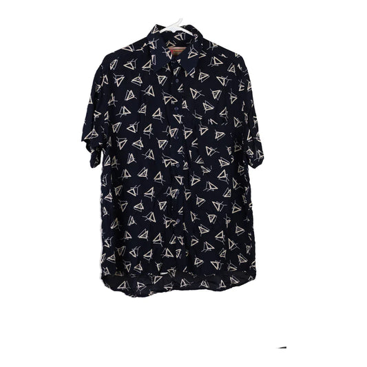 Vintage black & white Unbranded Patterned Shirt - mens medium