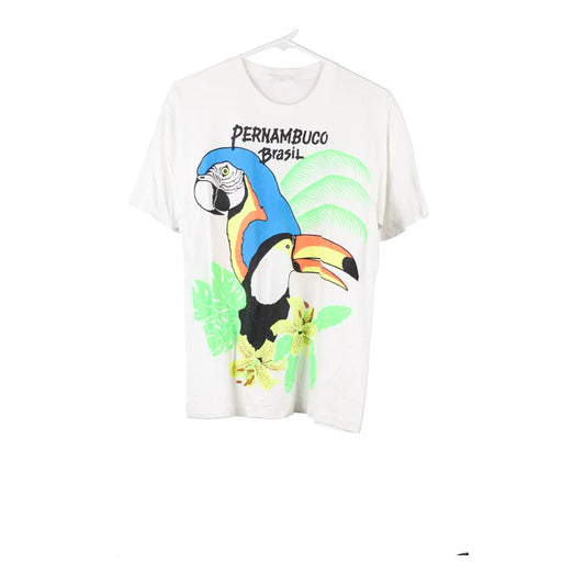 Vintage white Unbranded T-Shirt - mens large