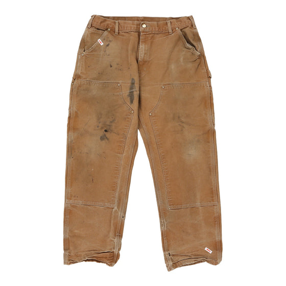 Vintage brown Carhartt Carpenter Trousers - mens 33" waist