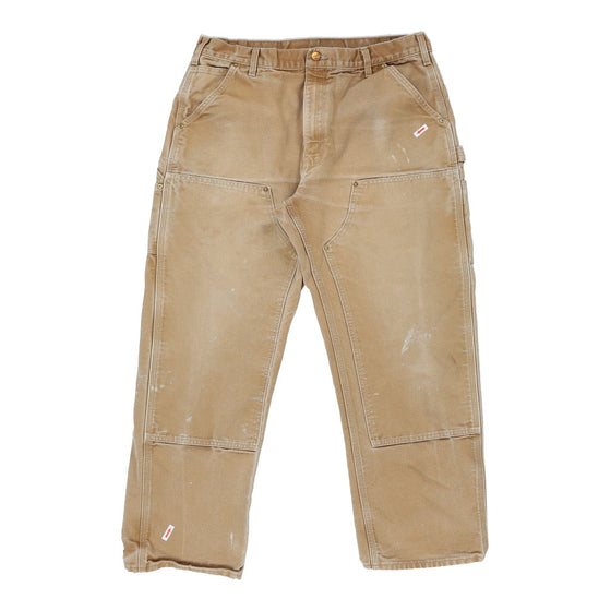 Vintage brown Carhartt Carpenter Trousers - mens 34" waist