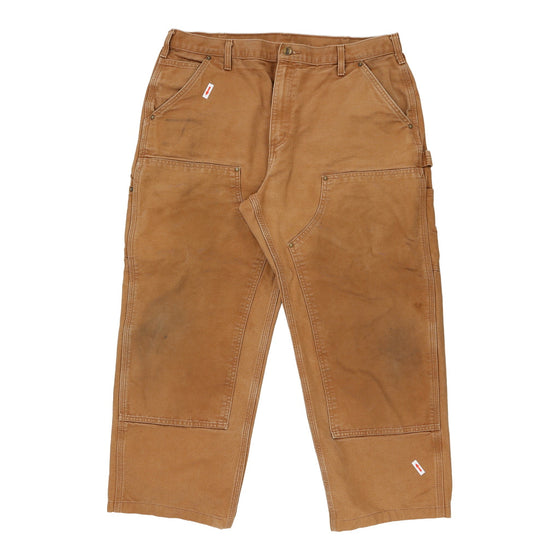 Vintage brown Carhartt Carpenter Trousers - mens 36" waist