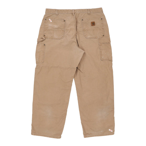 Vintage beige Carhartt Carpenter Trousers - mens 34" waist