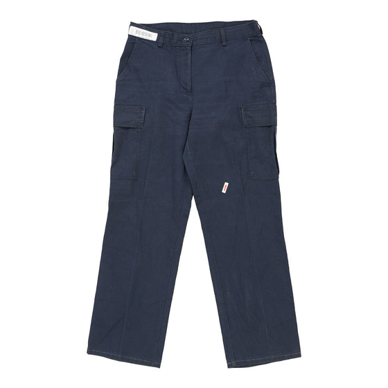 Vintage blue Edwards Cargo Trousers - womens 30" waist