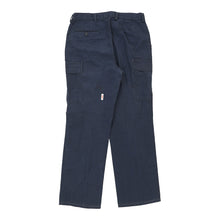  Vintage blue Edwards Cargo Trousers - womens 30" waist