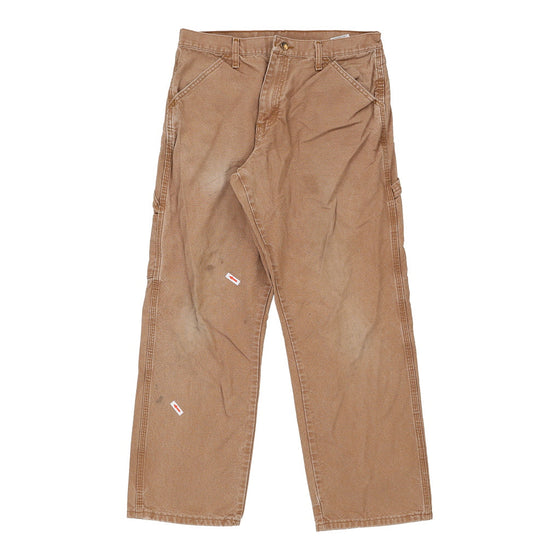 Vintage brown Rustler Carpenter Jeans - mens 33" waist