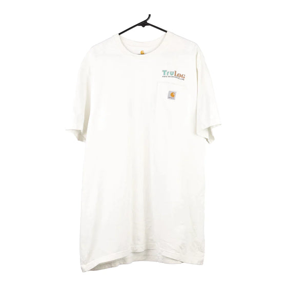 Vintage white Carhartt T-Shirt - mens x-large