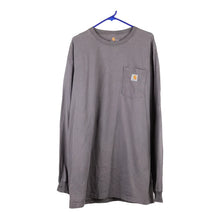  Vintage grey Carhartt Long Sleeve T-Shirt - mens x-large