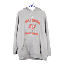  Vintage grey Ryle Raider Football Adidas Hoodie - mens large