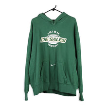  Vintage green Irish DeSales Nike Hoodie - mens x-large