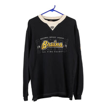  Vintage black  Boston Bruins Old Time Hockey Sweatshirt - mens small
