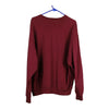 Vintage burgundy Hampton Beach New Hampshire Jerzees Sweatshirt - mens x-large