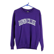 Vintage purple Daemen College Mv Sport Sweatshirt - mens small