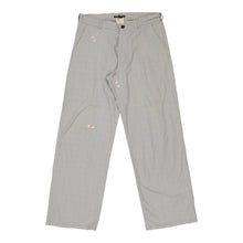  Vintage grey Versace Trousers - mens 35" waist