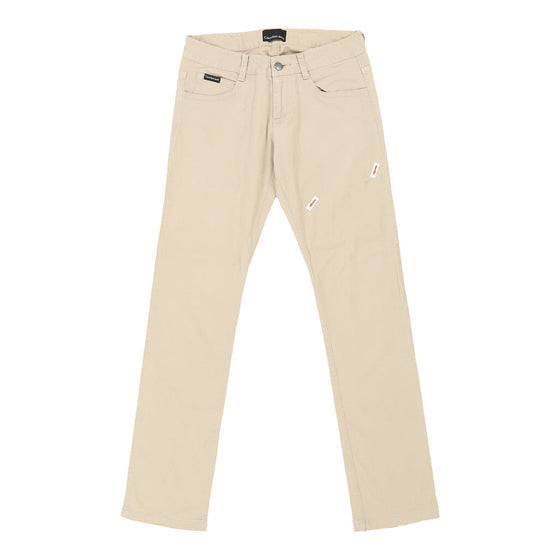 Vintage beige Calvin Klein Jeans Trousers - womens 28" waist