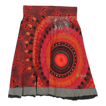  Vintage red Desigual Mini Skirt - womens 26" waist