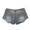 Vintage blue Stefanel Denim Shorts - womens 33" waist