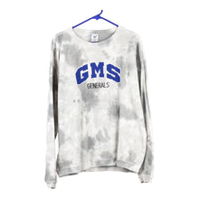  Vintage grey GMS Varsity Spirit Sweatshirt - mens large