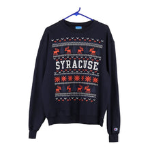  Vintage navy Syracuse Champion Sweatshirt - mens medium