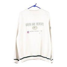  Vintage white Green Bay Packers Logo Athletics Sweatshirt - mens x-large