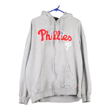  Vintage grey Philadelphia Phillies Stitches Hoodie - mens x-large