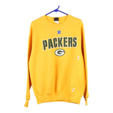 Vintage yellow Green Bay Packers Nfl Sweatshirt - mens medium