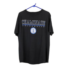  Vintage black Chaminade University Jansport T-Shirt - mens medium