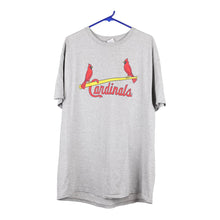  Vintage grey St. Louis Cardinals Port & Company T-Shirt - mens x-large
