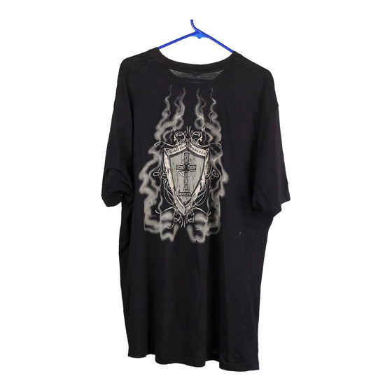 Vintage black God's Warrior Anvil T-Shirt - mens xx-large