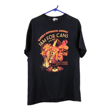  Pre-Loved black Jam for Cans Port & Company T-Shirt - mens large