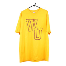  Vintage yellow WU Jerzees T-Shirt - mens x-large