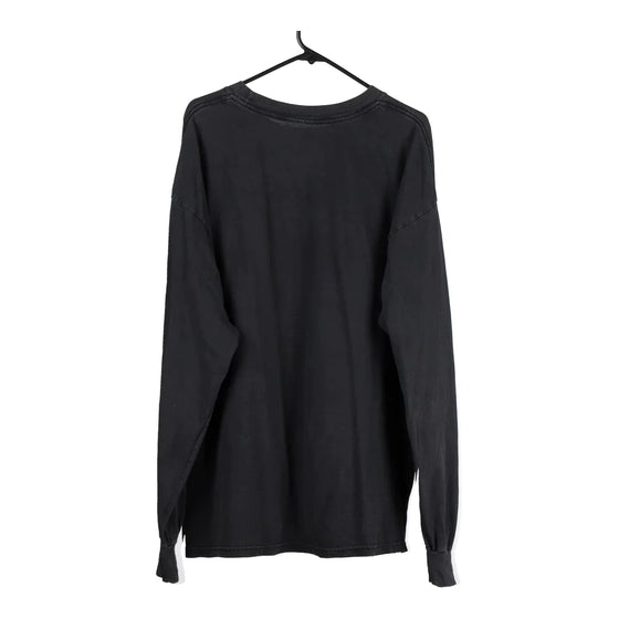 Vintage black Rockey Football Unbranded Long Sleeve T-Shirt - mens x-large