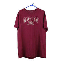  Vintage red Black Lake Unbranded T-Shirt - mens x-large