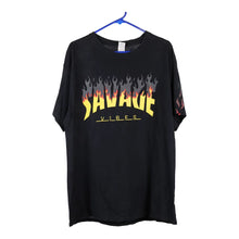  Vintage black Savage Vibes Gildan T-Shirt - mens large