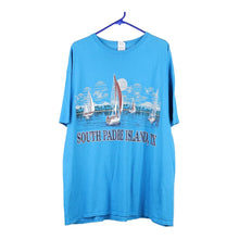  Vintage blue South Padre Island Delta T-Shirt - mens xx-large