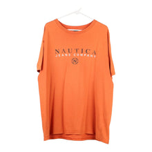  Vintage orange Nautica T-Shirt - mens x-large