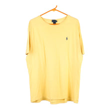  Vintage yellow Ralph Lauren T-Shirt - mens medium