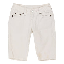  Vintage white True Religion Denim Shorts - womens 22" waist