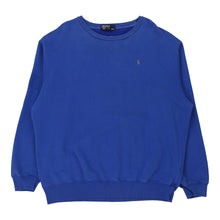  Vintage blue Ralph Lauren Sweatshirt - mens xxx-large