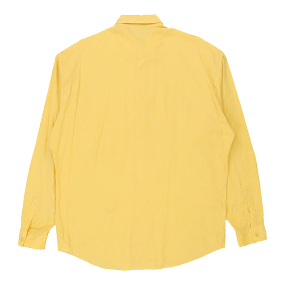 Vintage yellow Gianni Versace Shirt - mens large