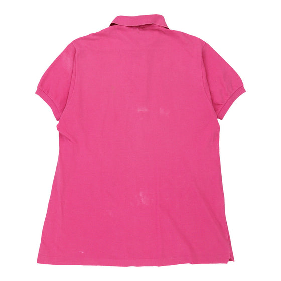 Vintage pink Lacoste Polo Shirt - womens x-large